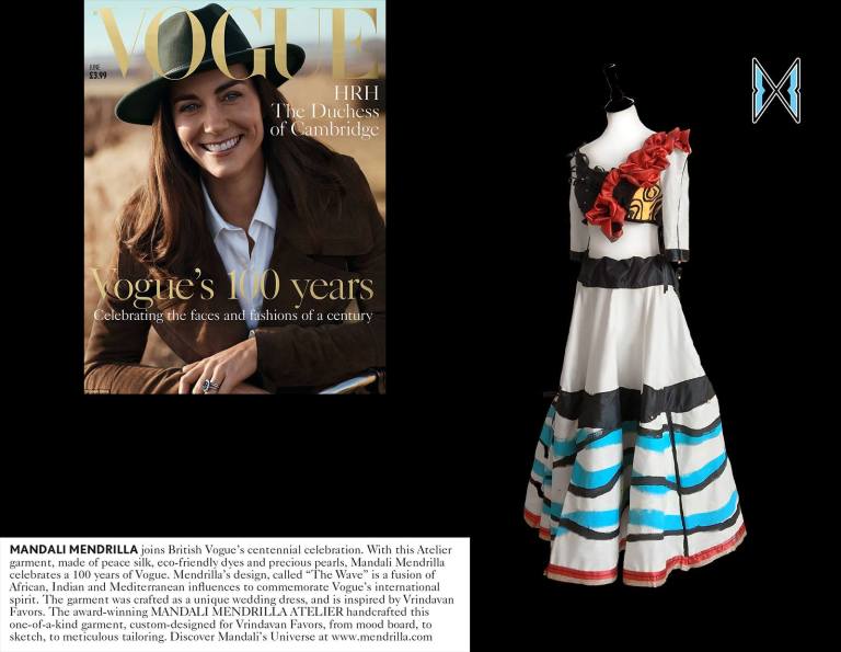 the wave mendrilla in vogue 100 years anniversary